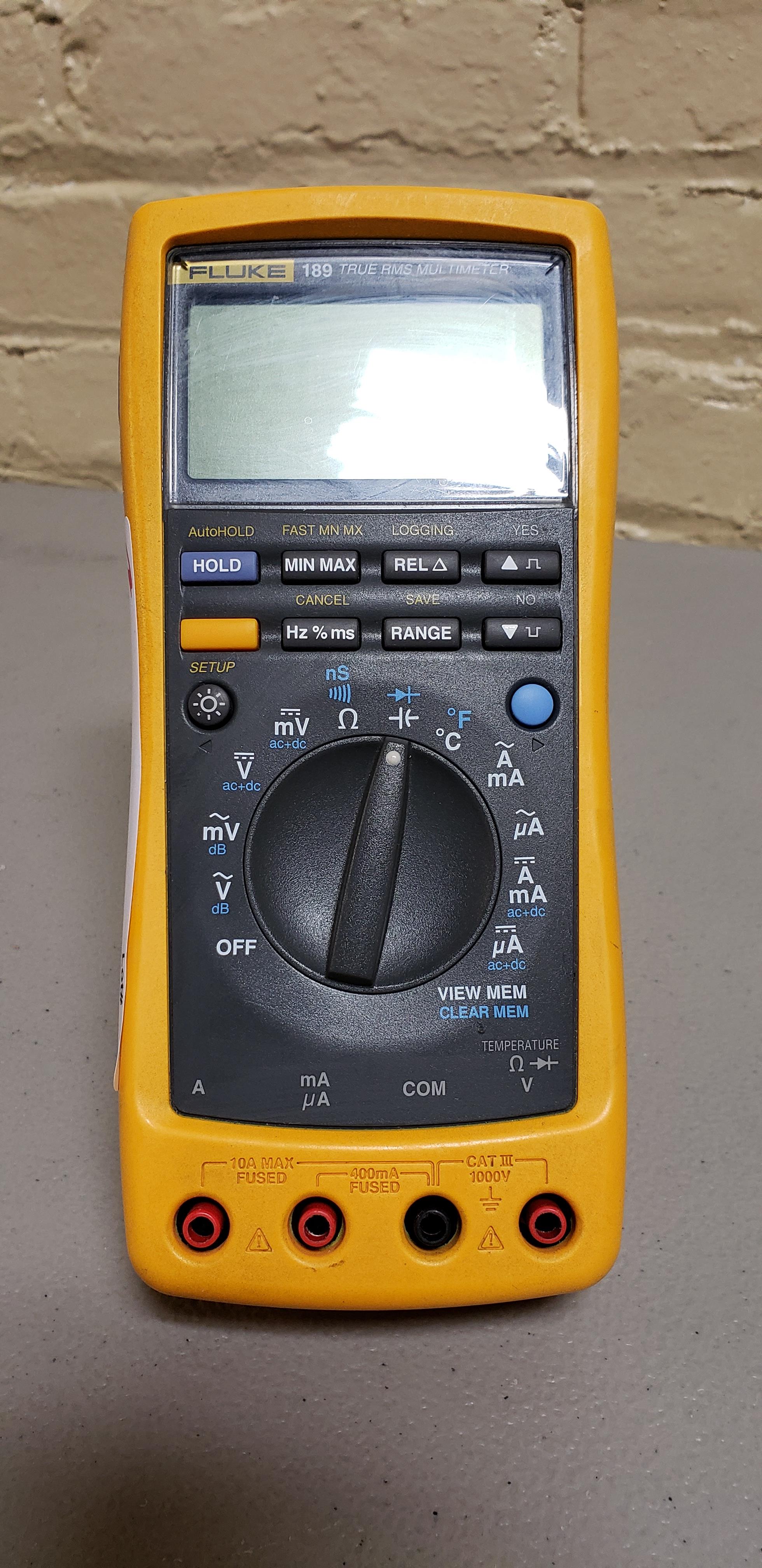 Fluke 189 True RMS Data Logging Digital Multimeter (missing probes