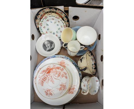A box of mixed ceramics, to include Mason's, Carltonware, Susie Cooper etc 