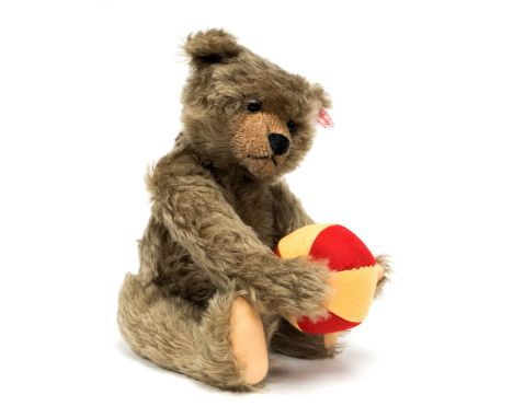 A Steiff for Harrods limited editin 'Archie the Attic Bear', caramel mohair, no.266 of 1500, model no. 660832, with certifica