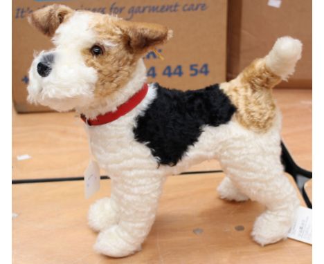 A Steiff 'Foxy' Fox Terrier, model no.931717, height 35cms