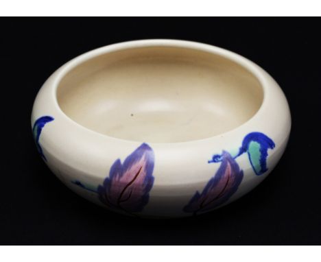A Clarice Cliff 'Bizarre' bowl, painted with birds in flight and trees