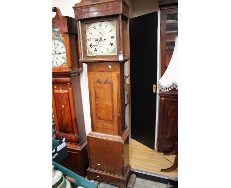 A late George III longcase clock in need of repair (af) Edward Radford of Hanley 