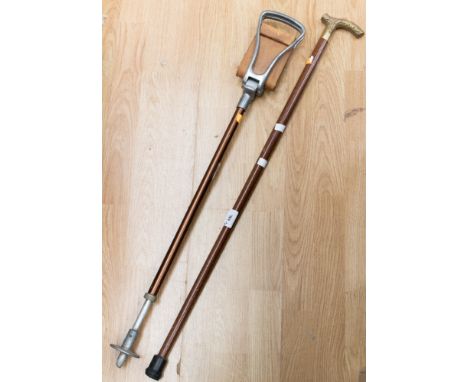 Shooting stick and walking stick