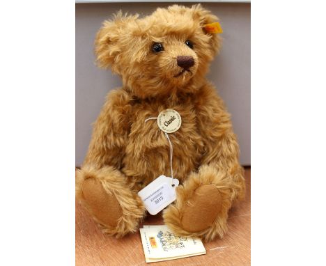 A Steiff Classic golden mohair teddy bear model no. 004421, height 35cms