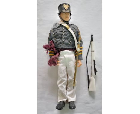 GI Joe "US Army West Point Cadet" Figure, painted head, generally Fair to Good, not checked for completeness, unboxed.