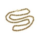 Königskette 103,02g 585/- Gelbgold, Länge ca. 66 cm