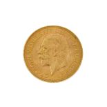 Goldmünze Sovereign 7,99g 916/- Goldmünze 1931