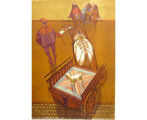 Charles Keeping (British 1924-1988): 'Brixton General Dealer', lithograph signed, titled and dated Jan 1956, 57cm x 39cm - Co