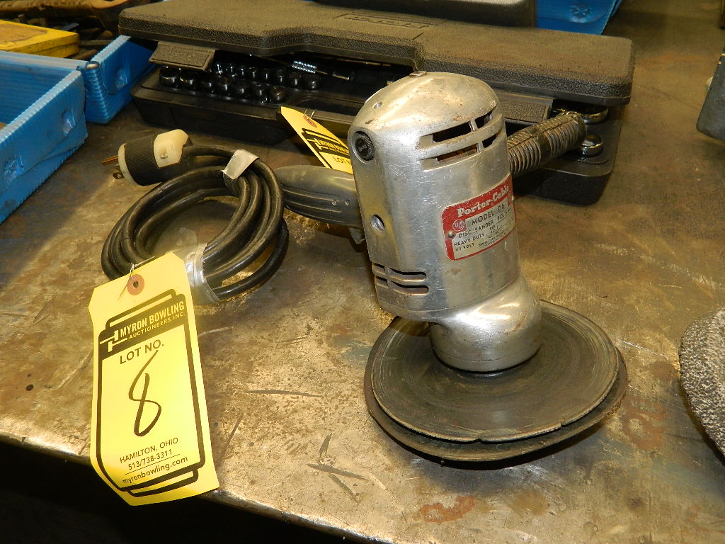 PORTER CABLE MODEL D6 ELECTRIC DISC SANDER/POLISHER