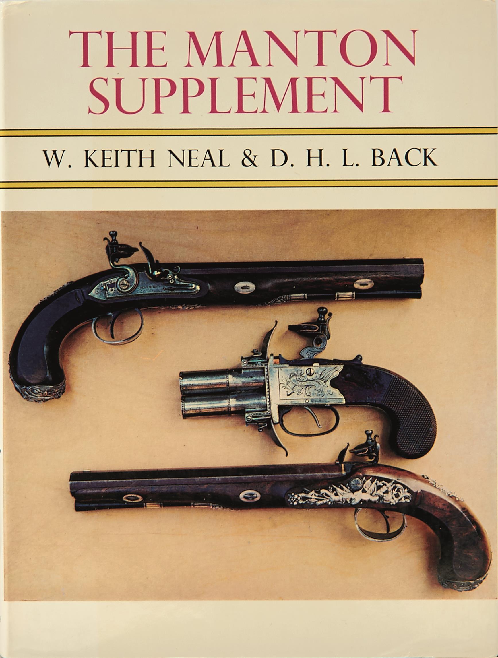 A GOOD SMALL COLLECTION OF ANTIQUE GUN BOOKS, comprising The Mantons