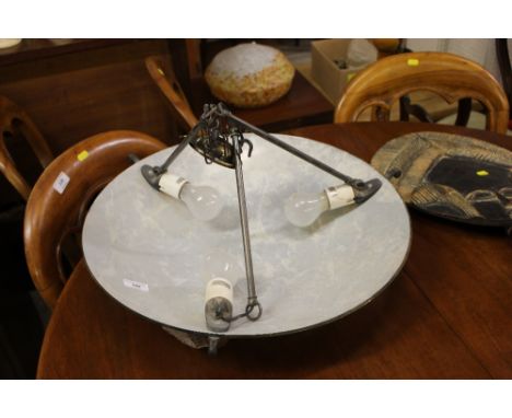 An Art Deco style light fitting 