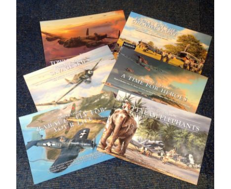 Robert Taylor 6 various colour print advertising pamphlets all in good condition comprising of Towards Nights Darkness. Savag