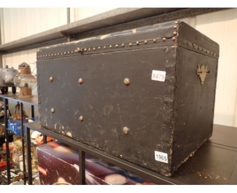 Large wooden cabin trunk