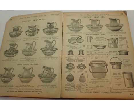 1928 and 1931 Co-Op / Army and Navy product catalogue with hundreds of illustrated pages showing household items clocks games