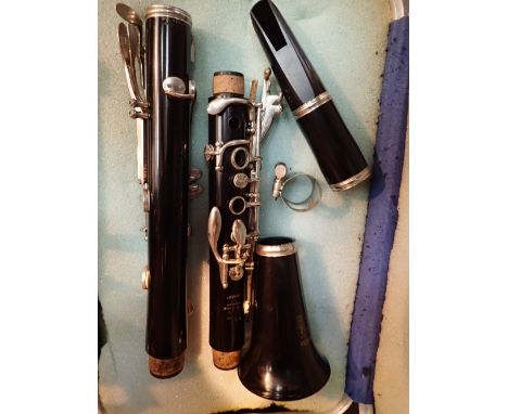 Cased Boosey and Hawkes Regent clarinet