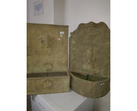 2 GARDEN WATER FEATURES