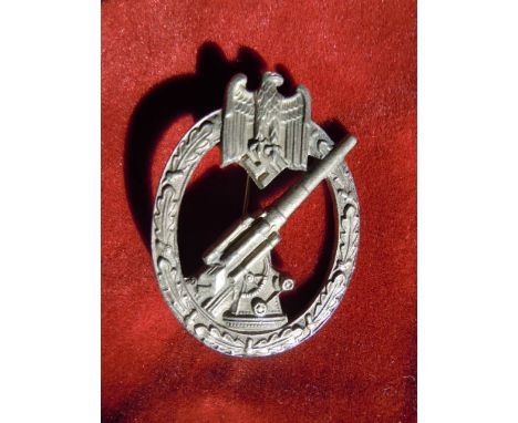 WWII German Army Anti Aircraft badge (likely reproduction)