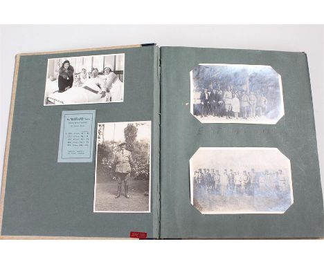 First World War Pair, War and Victory (2. LIEUT. W. K. DEAN.) together with a photograph album of the recipient in Egypt, fir