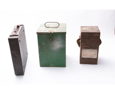 A cased Type 06 compass, together with a One gallon measure and a cased Empire typewriter (3) 