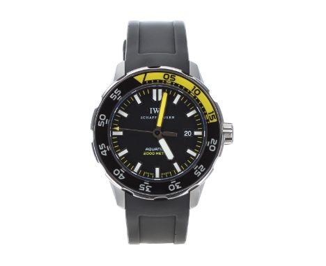 IWC (International Watch Co.) Schaffhausen Aquatimer 2000 automatic stainless steel gentleman's wristwatch, reference no. 356