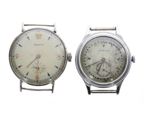 Longines stainless steel gentleman's wristwatch, signed dial, signed cal. 23M movement, signed case stamped 22502 196, lug st