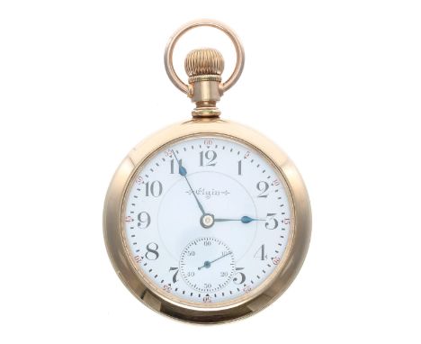 Elgin National Watch Co. 'Veritas' gold plated lever set pocket watch, circa 1901, signed 23 jewel adjusted movement, no. 959