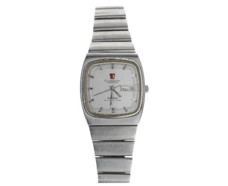 Omega Constellation Chronometer Megasonic 720Hz stainless steel gentleman's wristwatch, reference no. 198.0048 398.0820, seri