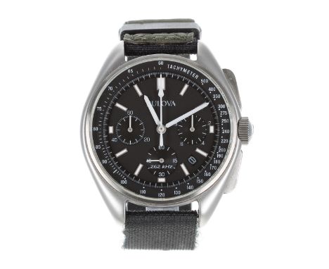 Bulova Lunar Pilot 'Apollo 15' Special Edition Chronograph stainless steel gentleman's wristwatch, reference no. 96B251, seri