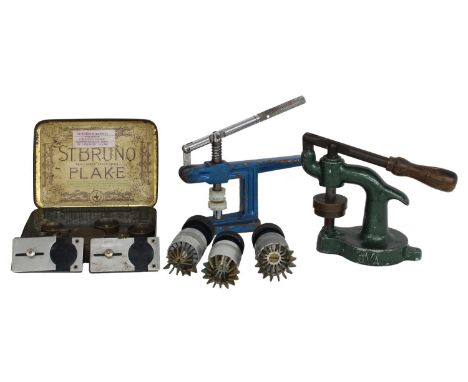Bergeon-Vigor no. 4266 watch crystal lifter with base plate; together with a Bergeon no. 4266 crystal lifter with base plate;