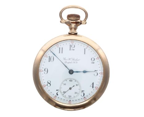 Elgin National Watch Co. gold plated lever pocket watch, circa 1904, signed 17 jewel adjusted movement, no. 11822152, with sa