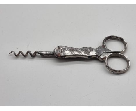 A vintage Perrier Jouet corkscrew, total length 13.5cm.  