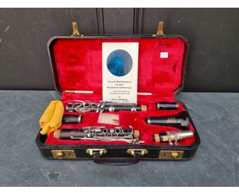 A Boosey &amp; Hawkes 'Emperor' clarinet,&nbsp;in fitted case. 