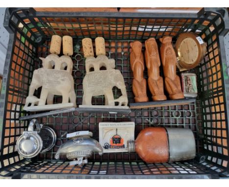 A mixed lot,&nbsp;to include a Dunhill novelty tankard lighter; and a Cyma Sonomatic alarm clock. (9)&nbsp; 