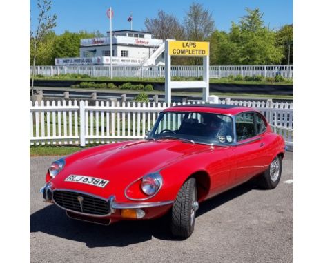A 1973 Jaguar E-Type Series III V12 5.3 Litre 2+2 Coupe Registration No: RLJ 638M Chassis No: 1S52020BW Engine No: 7S 12965 S