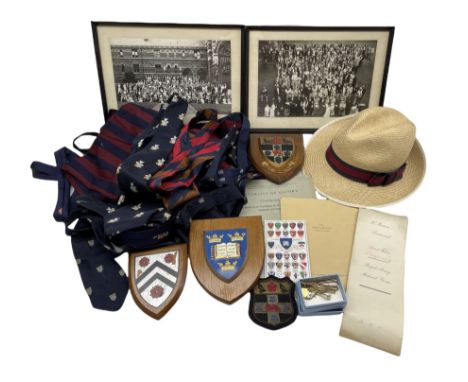 Oxford College University and similar memorabilia including two photographs of Keble Ball, Oxford 1947 and Magdalen College C