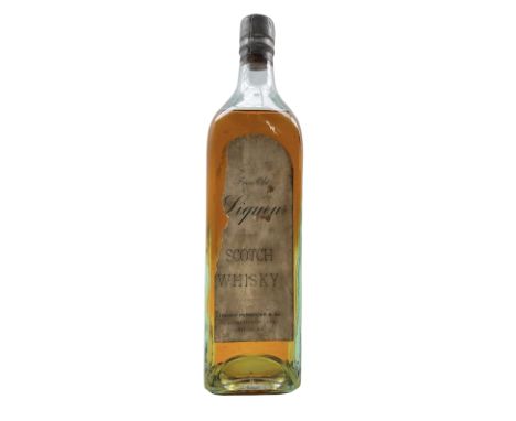 Bottle of Fine Old Liqueur Scotch Whisky with the label of Lindsay Pembroke  &amp; Co. Creechurch Lane, London