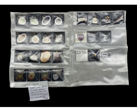 Collection of eleven 1990s Newbury Race Club enamel badges,  St Leger hospitality badge,  Royal Calcutta Turf Club, two Mauri