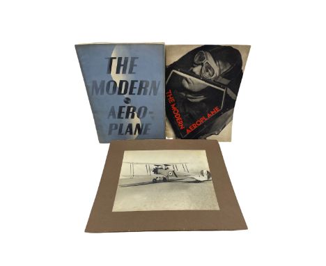 'The Modern Light Aeroplane' - A Shell-Mex and B.P. promotional pamphlet, two of the coloured plates with hinged flaps showin