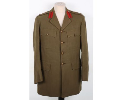 WW2 British Royal Artillery Brigadiers Service Dress Tunic, four pocket service dress tunic with brass Royal Artillery regime