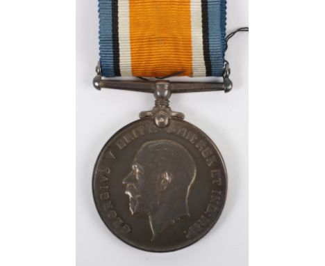 WW1 British War Medal Kings Shropshire Light Infantry and 1st Battalion Royal Dublin Fusiliers Killed in Action 4th September