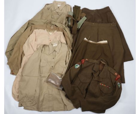 Large and Comprehensive Uniform Grouping for a Female Officer in the F.A.N.Y and Later Women’s Royal Army Corps (W.R.A.C), th