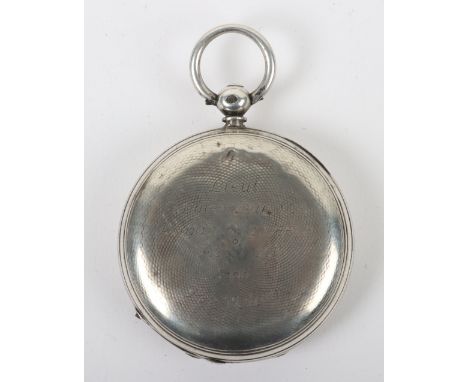 Hallmarked Silver Presentation Pocket Watch of Lieutenant James Dundas VC Royal Engineers Awarded the Victoria Cross for Gall