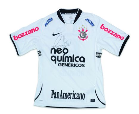 Maillot de Ronaldo porté avec les Corinthians lors du match Flamengo - Corinthians le 27 octobre 2010, en championnat brésili