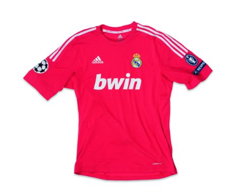 Maillot RONALDO CRISTIANO porté avec le Real Madrid pour le match Dinamo Zagreb - Real Madrid Ligue des Champions le 15 septe