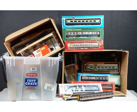 23 OO gauge items of rolling stock including 9 with associated boxes, all coaches including Hornby, Lima, Airfix etc, conditi