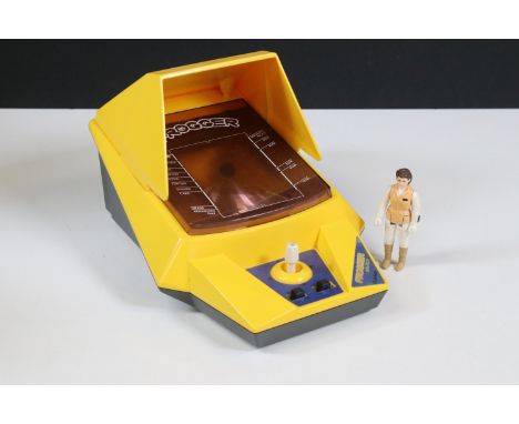 Konami Frogger Arcade retro gaming games console, together with a original Star Wars Princess Leia Organa figure