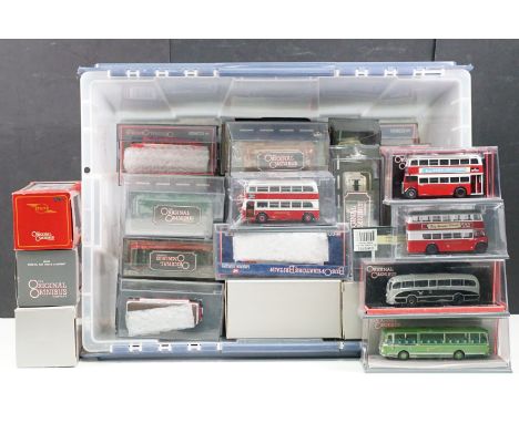46 Boxed / cased Corgi Original Omnibus diecast model buses to include Bus Operators In Britain, Midland Red and Limited Edit