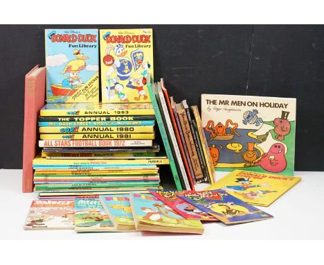 Collection of various books / comics to include Tom And Jerry annuals, Walt Disney Donald Duck, Star Wars, Star Trek, Asterix