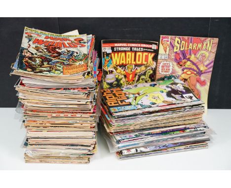 Comics - Around 200 Marvel comics to include 13 x Strange Tales, 15 x Mighty Avengers, 30 x Marvel Alpha Flight, 29 x Warlock