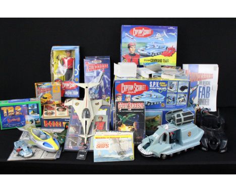 Collection of mixed TV / Film related toys and collectables to include boxed Bandai Thunderbirds Thunderbird 4 TB4 (Complete)